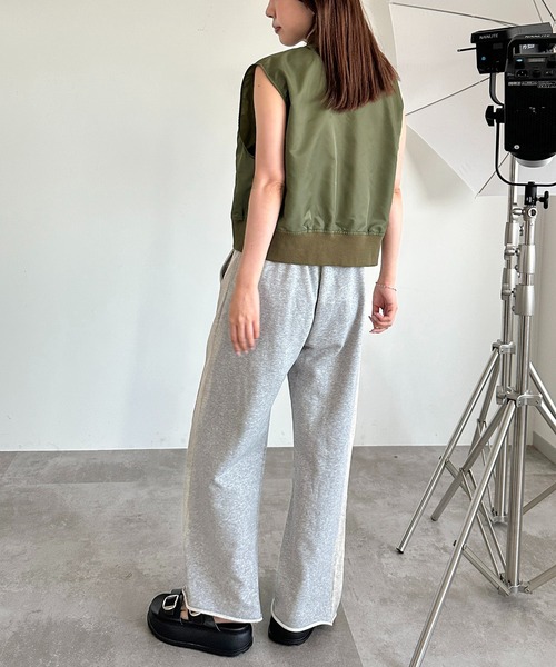 apres jour mignon(アプレジュールミニョン)の「MA1ベスト【ZOZOTOWN限定アイテム】(ベスト・レディース・ブラウン/ブラック/カーキ・フリー/X-LARGE)」の22枚目の写真