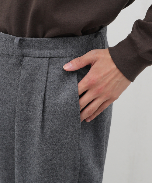 セール】:colon(コロン) CPT-17 Wool Melton Boxpleats PT CPT-17