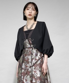 PIXEL FLOWER PRINT SHORT JACKET（テーラードジャケット）｜Ameri