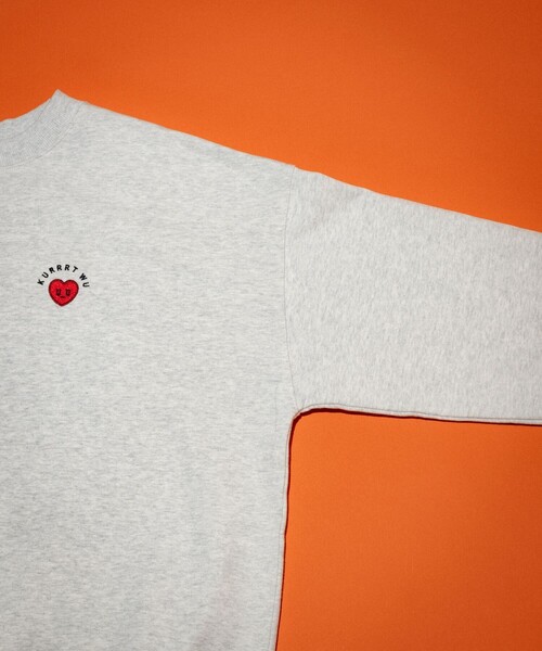 FREAK'S STORE（フリークスストア）の「Kurt Wu/カート ウー 別注 風船BOY CREW 刺繍 SWEAT/刺繍デザイン クルーネックスウェット（スウェット・メンズ・ブラウン/グレー/ホワイト/ブラック・X-LARGE/LARGE/MEDIUM）」の10枚目の写真