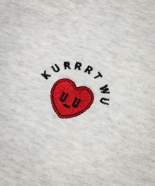 FREAK'S STORE（フリークスストア）の「Kurt Wu/カート ウー 別注 風船BOY CREW 刺繍 SWEAT/刺繍デザイン クルーネックスウェット（スウェット・メンズ・ブラウン/グレー/ホワイト/ブラック・X-LARGE/LARGE/MEDIUM）」の16枚目の写真
