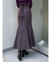 MERCURYDUO | バックレースアップストレッチマーメイドスカート(スカート)