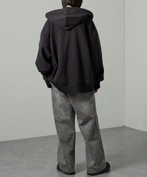 Alfred Alex（アルフレッドアレックス）の「【Alfred Alex】ツイスト ヴィンテージメイク セミフレアデニムパンツ（デニムパンツ・メンズ・インディゴブルー/グレー/ブラック・S/M/L）」の8枚目の写真