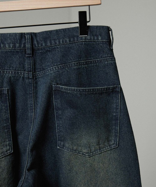 Alfred Alex（アルフレッドアレックス）の「【Alfred Alex】ツイスト ヴィンテージメイク セミフレアデニムパンツ（デニムパンツ・メンズ・インディゴブルー/グレー/ブラック・S/M/L）」の19枚目の写真
