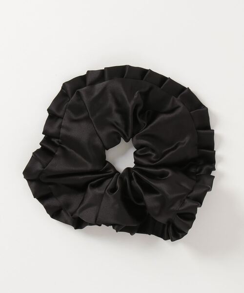 poiregnee（ポワニェ）の「［select］フリルサテンシュシュ（シュシュ・レディース・パープル/アイボリー/ブラック・FREE）」の7枚目の写真