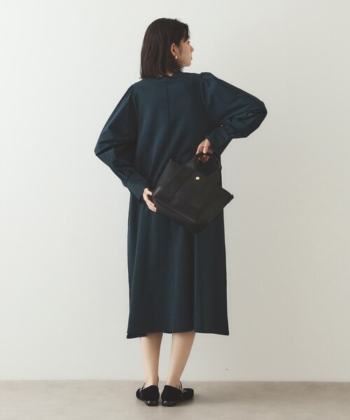 OPAQUE.CLIP（オペークドットクリップ）の「◆【2WAY】シュリンク合皮コンビミドルショルダーバッグ（ショルダーバッグ・レディース・ブラック/ベージュ/シルバー・00）」の19枚目の写真