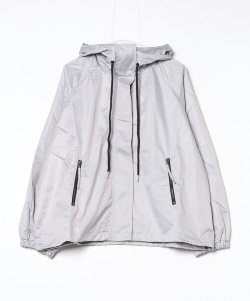 Per sist ence（パーシエンス）の「パールタフタマンパ―（マウンテンパーカー・レディース・グレー/チャコールグレー/アイボリー/ブラック・FREE）」の4枚目の写真