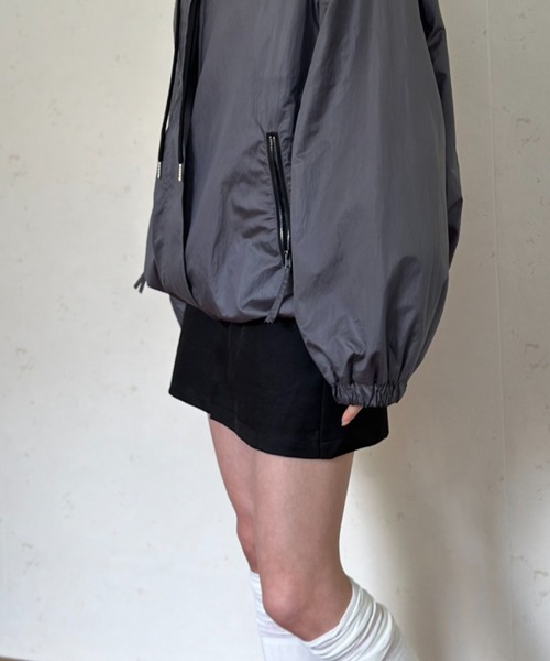 Per sist ence（パーシエンス）の「パールタフタマンパ―（マウンテンパーカー・レディース・グレー/チャコールグレー/アイボリー/ブラック・FREE）」の12枚目の写真