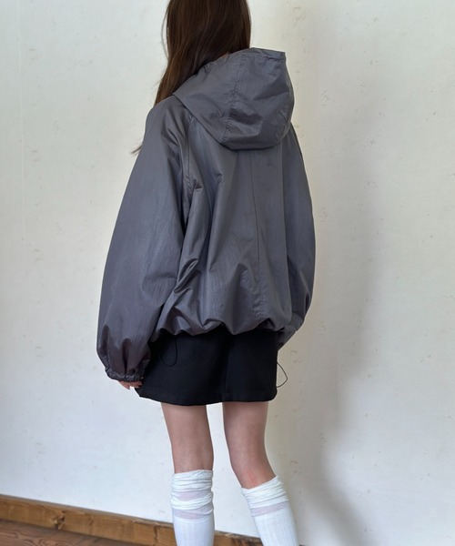 Per sist ence（パーシエンス）の「パールタフタマンパ―（マウンテンパーカー・レディース・グレー/チャコールグレー/アイボリー/ブラック・FREE）」の14枚目の写真