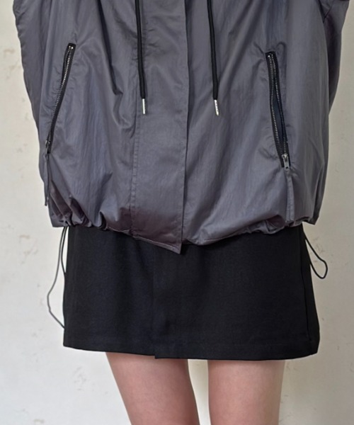 Per sist ence（パーシエンス）の「パールタフタマンパ―（マウンテンパーカー・レディース・グレー/チャコールグレー/アイボリー/ブラック・FREE）」の16枚目の写真