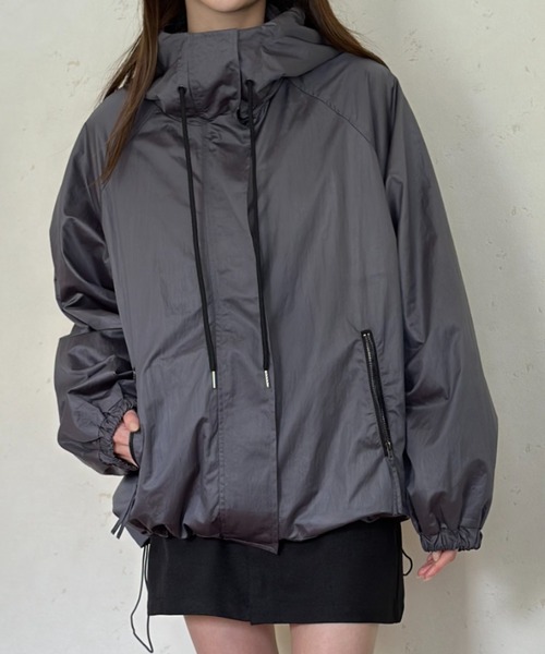 Per sist ence（パーシエンス）の「パールタフタマンパ―（マウンテンパーカー・レディース・グレー/チャコールグレー/アイボリー/ブラック・FREE）」の17枚目の写真