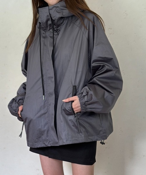 Per sist ence（パーシエンス）の「パールタフタマンパ―（マウンテンパーカー・レディース・グレー/チャコールグレー/アイボリー/ブラック・FREE）」の22枚目の写真