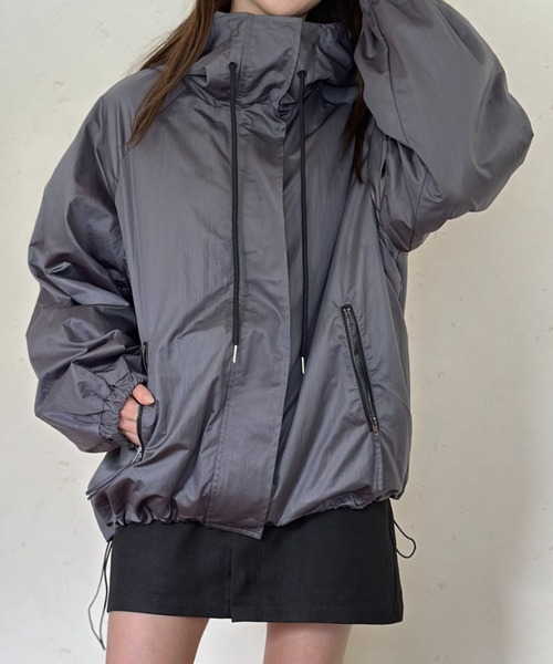 Per sist ence（パーシエンス）の「パールタフタマンパ―（マウンテンパーカー・レディース・グレー/チャコールグレー/アイボリー/ブラック・FREE）」の18枚目の写真