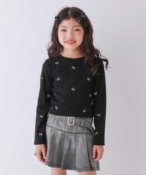 10C REPIPI（ジューシーレピピ）の「【10C REPIPI】ソウガラリブロンT（Tシャツ/カットソー・キッズ・ブラック系1/ホワイト系2/ホワイト系1/ブラック系2/ホワイト系3/ホワイト系4・110cm/130cm/120cm）」の9枚目の写真