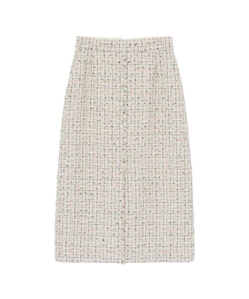 セール】【セットアップ対応商品】ファンシーラメツイードスリット