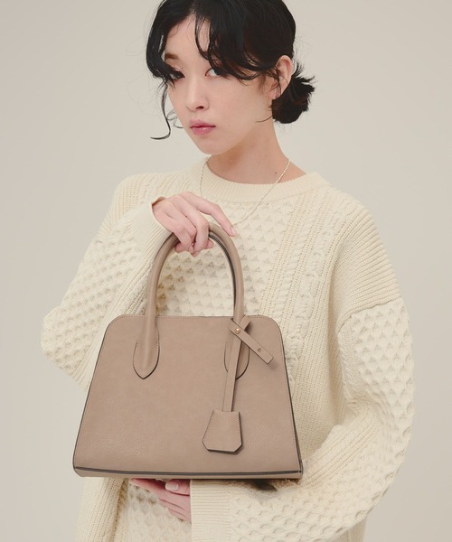 eL】Trapezoid Boston Bag/140078（トートバッグ）｜eL（エル