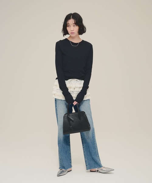 eL】Trapezoid Boston Bag/140078（トートバッグ）｜eL（エル