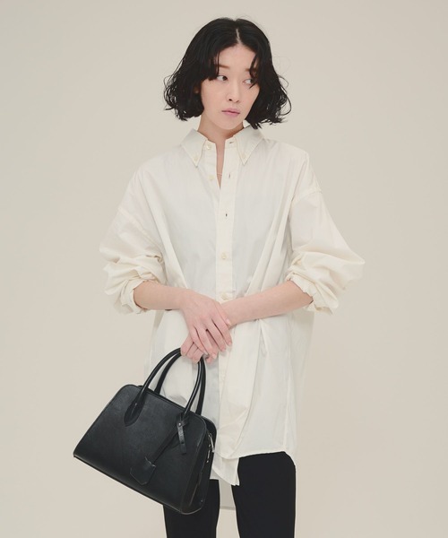 eL ボストンバッグ セール】【somlu.】横長ロングハンドルボストンバッグ（ボストン