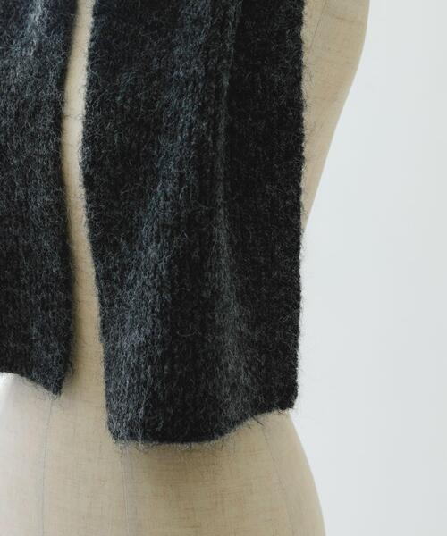 RODE SKO（ロデスコ）の「メランジロングマフラー（マフラー・レディース・ブルー/チャコールグレー/ベージュ・ONE）」の4枚目の写真