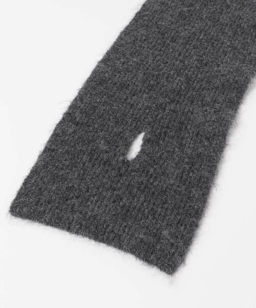 RODE SKO（ロデスコ）の「メランジロングマフラー（マフラー・レディース・ブルー/チャコールグレー/ベージュ・ONE）」の7枚目の写真