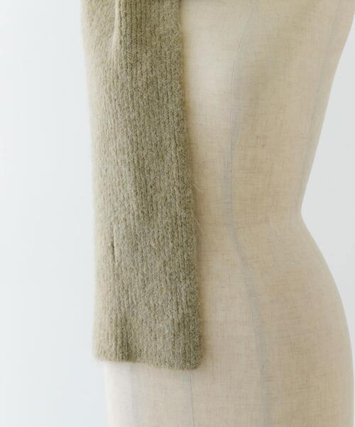 RODE SKO（ロデスコ）の「メランジロングマフラー（マフラー・レディース・ブルー/チャコールグレー/ベージュ・ONE）」の9枚目の写真