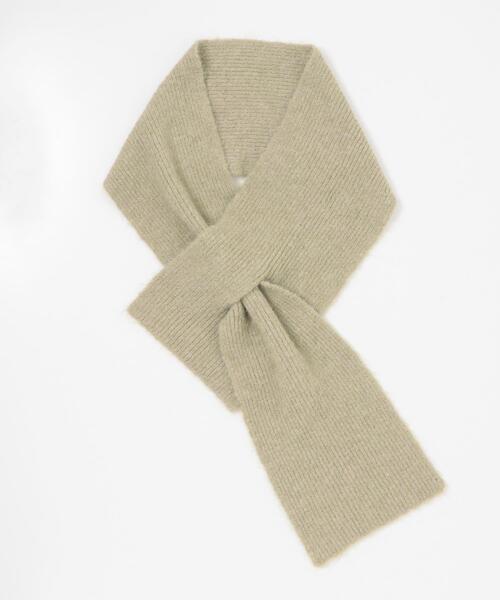 RODE SKO（ロデスコ）の「メランジロングマフラー（マフラー・レディース・ブルー/チャコールグレー/ベージュ・ONE）」の19枚目の写真