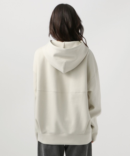 BAYFLOW（ベイフロー）の「[選べる着丈]ダンボールジップパーカー（パーカー・レディース・ネイビー/ラベンダー/ライトグレー・SMALL/MEDIUM）」の18枚目の写真