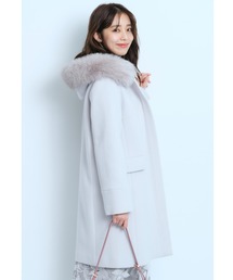 【るうる】ジャスグリッティー 3WAYコート ファーコート JUSGLITTY 3wayコート （グレージュ） -ファッション通販