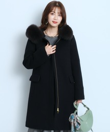 【るうる】ジャスグリッティー 3WAYコート ファーコート JUSGLITTY 3wayコート （ネイビー） -ファッション通販 FASHION