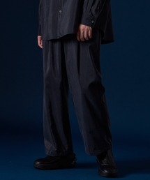UNITED TOKYO | サンドウォッシュシルクナイロン 2タックイージーストレートPT｜セットアップ着用可能(スラックス)