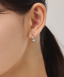   シルバー ピアス(両耳用) 二個セット（両耳用）】 17mmハムサ（ファティマの手） シルバー925