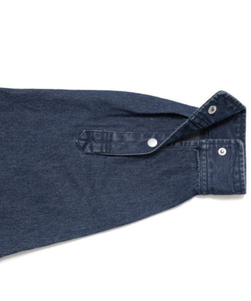 GLAZOS（グラソス）の「デニムシャツ（シャツ/ブラウス・キッズ・ブラック/ライトブルー・S/M/L/LL）」の16枚目の写真