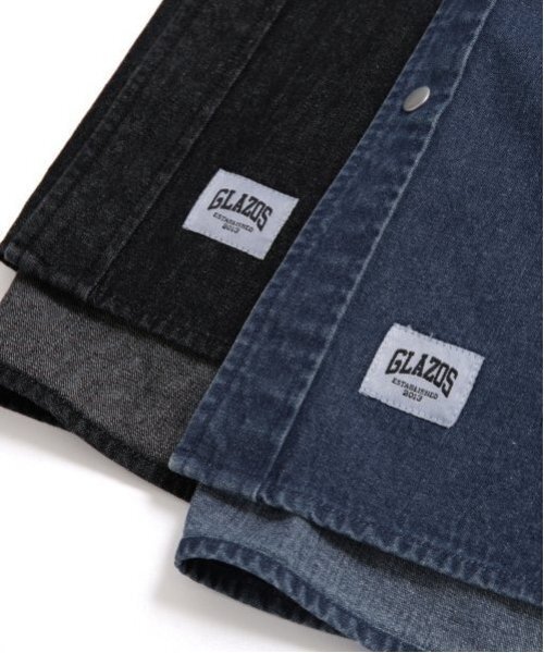 GLAZOS（グラソス）の「デニムシャツ（シャツ/ブラウス・キッズ・ブラック/ライトブルー・S/M/L/LL）」の19枚目の写真
