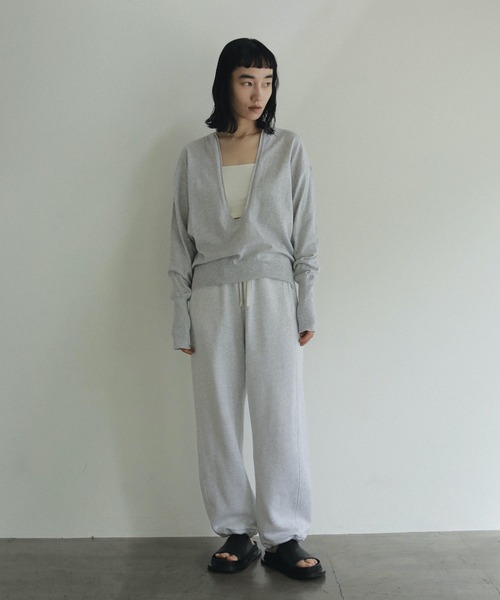 anuke（アンヌーク）の「Deep Keyneck Knit（ニット/セーター・レディース・チャコールグレー/グレー・FREE）」の8枚目の写真
