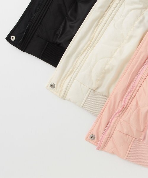 by LOVEiT(バイラビット)の「中綿ブルゾン(ブルゾン・キッズ・ブラック/オフホワイト/ピンク・160cm/120cm/130cm/140cm/150cm)」の11枚目の写真