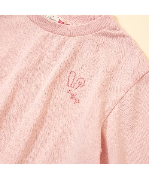 KP(ケーピー)の「【WEB限定】ワンポイント刺繍長袖Tシャツ(80~140)(Tシャツ/カットソー・キッズ・サックスブルー/オフホワイト/ラベンダー/ネイビー/ピンク・100cm/140cm/130cm/120cm/110cm/90cm/80cm)」の11枚目の写真