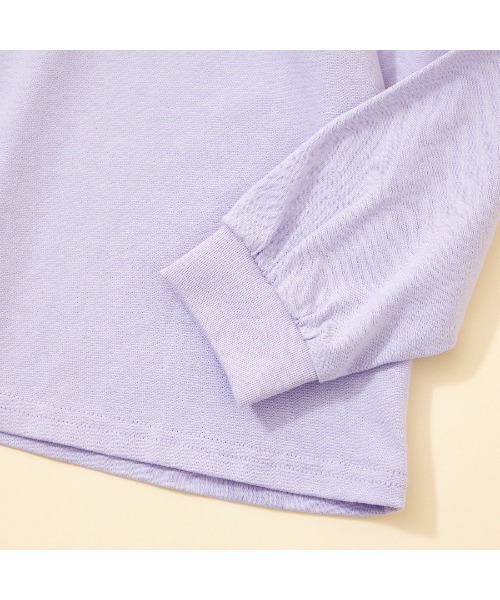 KP(ケーピー)の「【WEB限定】ワンポイント刺繍長袖Tシャツ(80~140)(Tシャツ/カットソー・キッズ・サックスブルー/オフホワイト/ラベンダー/ネイビー/ピンク・100cm/140cm/130cm/120cm/110cm/90cm/80cm)」の10枚目の写真