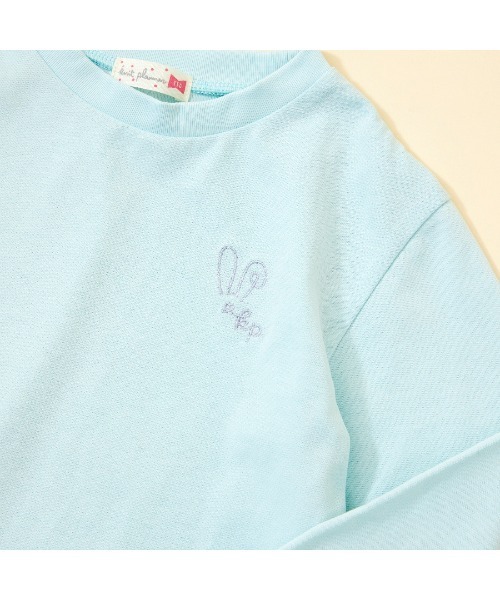 KP(ケーピー)の「【WEB限定】ワンポイント刺繍長袖Tシャツ(80~140)(Tシャツ/カットソー・キッズ・サックスブルー/オフホワイト/ラベンダー/ネイビー/ピンク・100cm/140cm/130cm/120cm/110cm/90cm/80cm)」の7枚目の写真