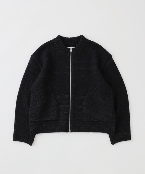 EDIFICE(エディフィス)の「ENCOMING(インカミング) KNITTED TWO POCKET BLOUSON(ニット/セーター・メンズ・ブラック・FREE)」の1枚目の写真