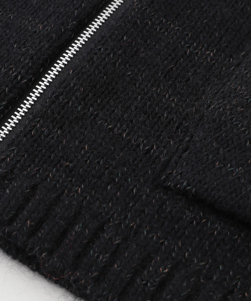 EDIFICE(エディフィス)の「ENCOMING(インカミング) KNITTED TWO POCKET BLOUSON(ニット/セーター・メンズ・ブラック・FREE)」の3枚目の写真