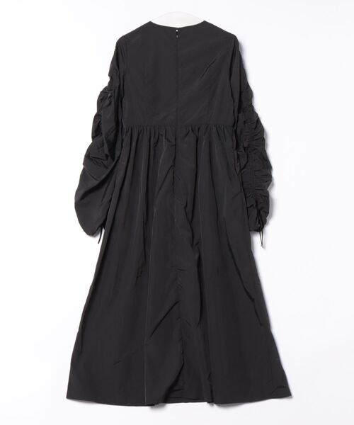 STYLEBLOCK(スタイルブロック)の「Nタフタドロストワンピース(ワンピース・レディース・ブラウン/サックスブルー/ブラック・M)」の4枚目の写真