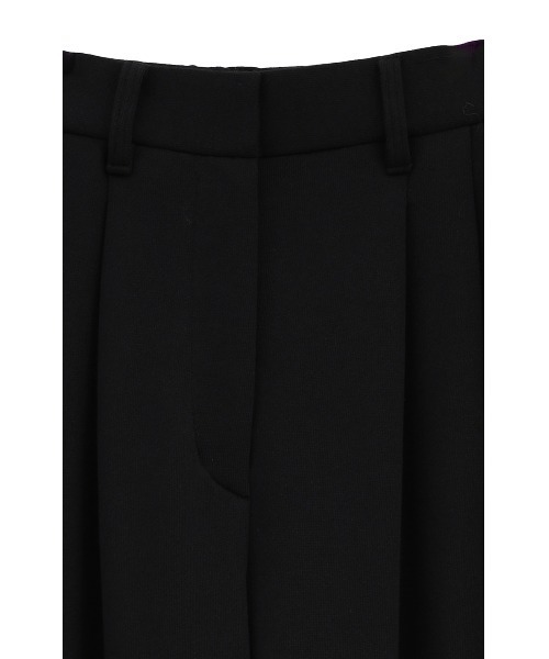 CLANE（クラネ）の「CLANE/クラネ/TWO TUCK SWEAT PANTS（スウェットパンツ・レディース・グレー/ブラック/パープル・1）」の6枚目の写真