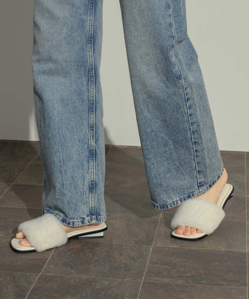 NEUNA（ヌナ）の「エコファーミュール（サンダル・レディース・ブラック/ブラウン/アイボリー・LARGE/MEDIUM/SMALL）」の11枚目の写真