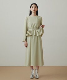 【新品】N.Natural Beauty Basic ワンピース　グリーン(M) N.（N. Natural Beauty Basic）｜エヌ（エヌ ナチュラル
