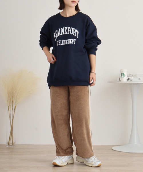 atONE(アットワン)の「TCカットベロアライン入りパンツ(その他パンツ・レディース・アイボリー/ブラック/ブラウン・L/M)」の16枚目の写真