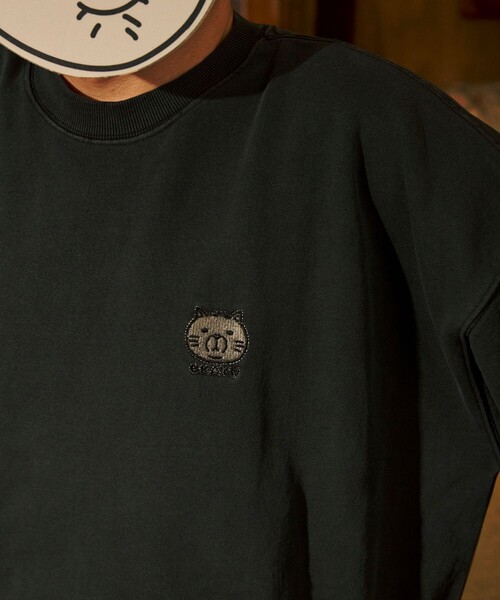 FREAK'S STORE(フリークスストア)の「DUNCAN/ダンカン TREE WISE CATS SWEAT/バックプリント クルーネック スウェット(スウェット・メンズ・ブラック/グレー/ホワイト・LARGE/MEDIUM/X-LARGE)」の13枚目の写真