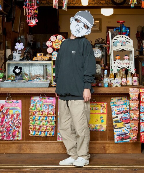 セール】DUNCAN/ダンカン TREE WISE CATS SWEAT/バックプリント クルー