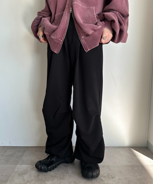apres jour mignon(アプレジュールミニョン)の「パラシュートスラックス【ZOZOTOWN限定アイテム】(スラックス・レディース・ブラック系その他/ブラック/チャコールグレー・SMALL/MEDIUM/X-LARGE)」の6枚目の写真