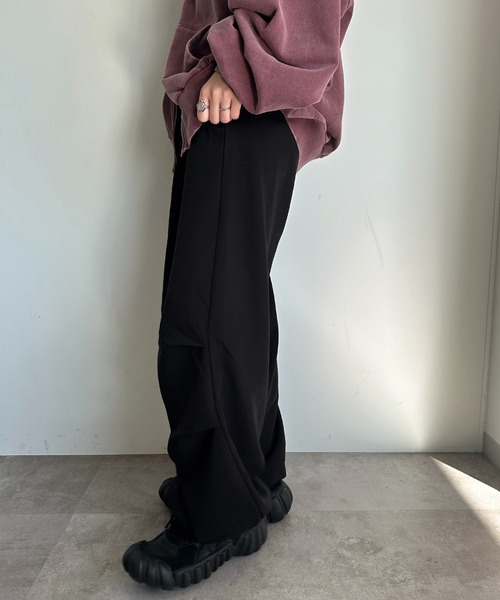apres jour mignon(アプレジュールミニョン)の「パラシュートスラックス【ZOZOTOWN限定アイテム】(スラックス・レディース・ブラック系その他/ブラック/チャコールグレー・SMALL/MEDIUM/X-LARGE)」の7枚目の写真
