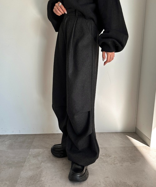 apres jour mignon(アプレジュールミニョン)の「パラシュートスラックス【ZOZOTOWN限定アイテム】(スラックス・レディース・ブラック系その他/ブラック/チャコールグレー・SMALL/MEDIUM/X-LARGE)」の18枚目の写真